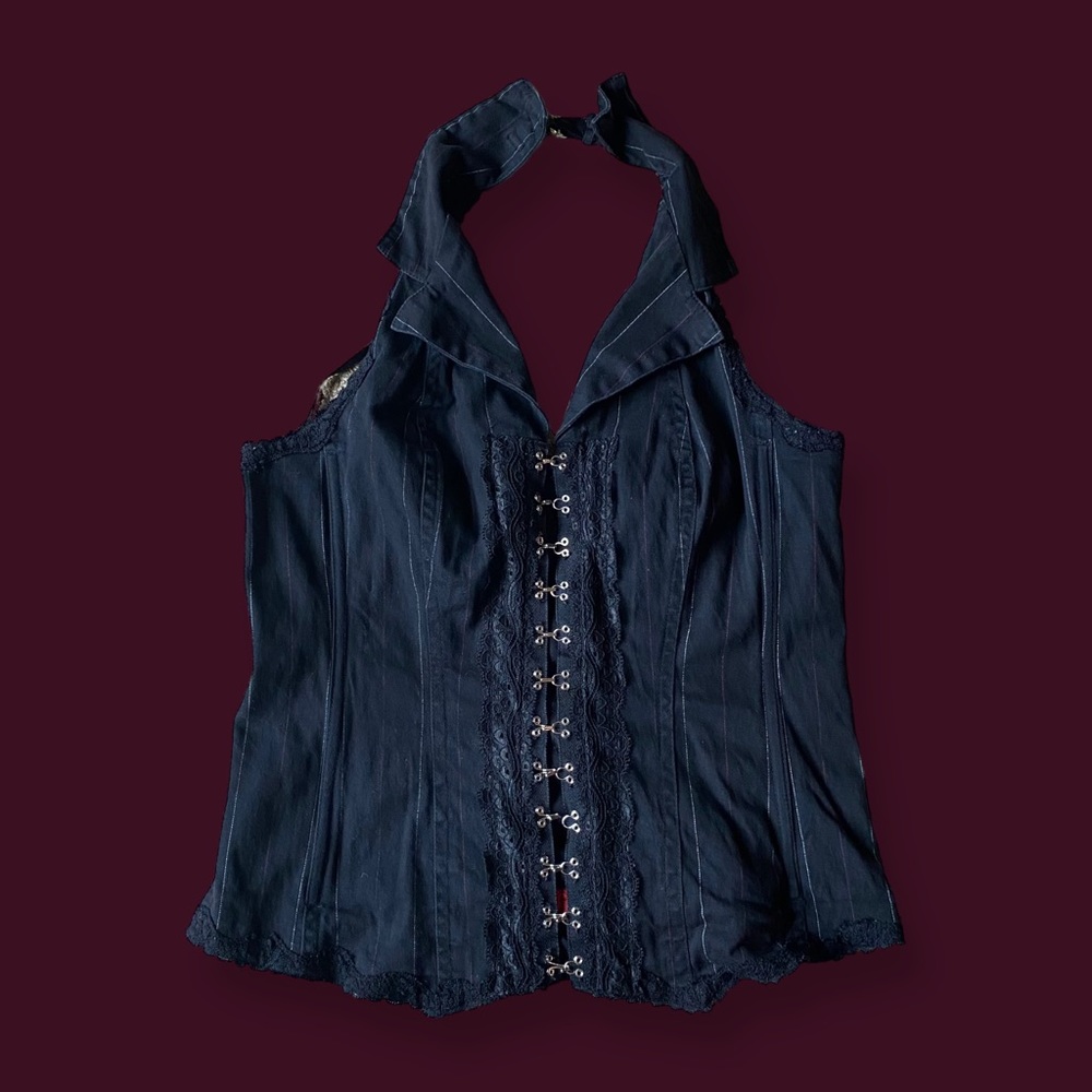 TRIPP NYC HALTER CORSET TOP